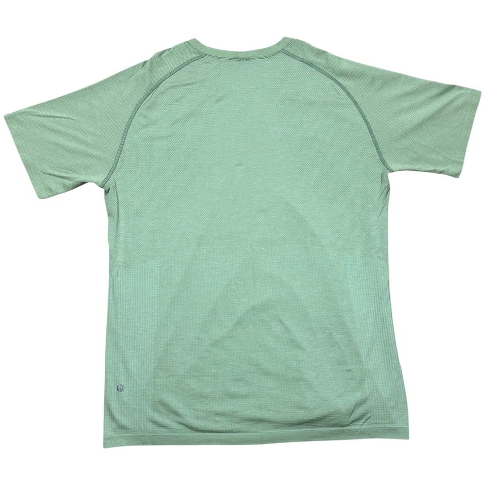 Lululemon Metal Vent Tech 2.0 Shirt Men's XL Green Movement Is Medicine Gym Run - Picture 2 of 8